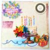 Quilled Sparkling Birthday Cake Greeting Card image Quilled Sparkling Birthday Cake Greeting Card image