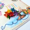 Quilled Sparkling Birthday Cake Greeting Card image Quilled Sparkling Birthday Cake Greeting Card image
