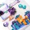Blue & Purple Themed Sparkling Birthday Card image
