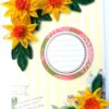 Exotic Sunshine Quilled Flowers Greeting Card image
