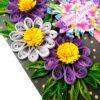 Sparkling Purple Themed Quilled Birthday Card image
