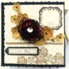 Black & Gold Themed Memories Scrapbook image