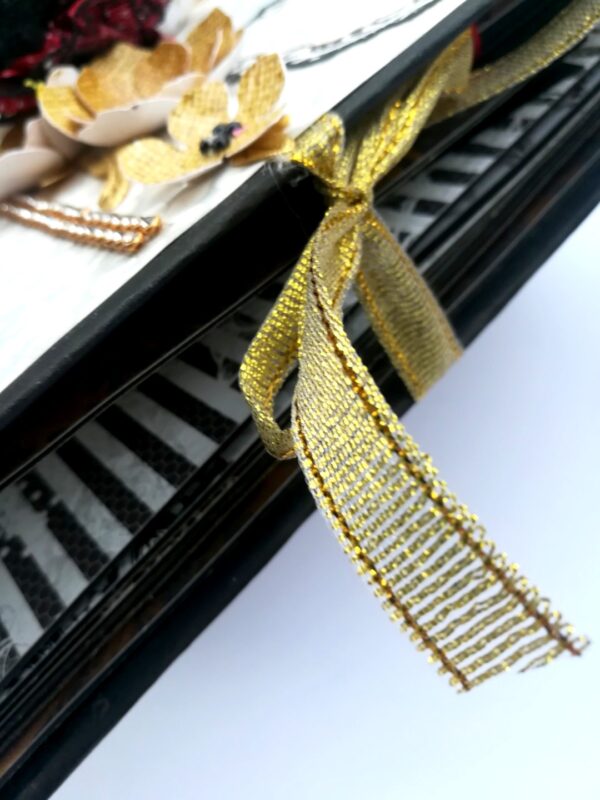 Black & Gold Themed Memories Scrapbook image
