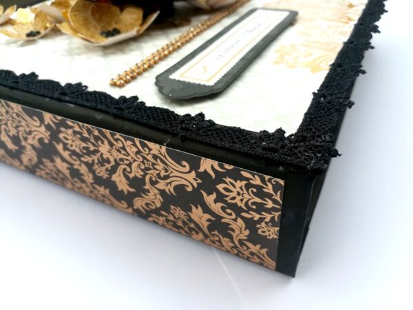 Black & Gold Themed Memories Scrapbook image