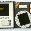 Black & Gold Themed Memories Scrapbook image
