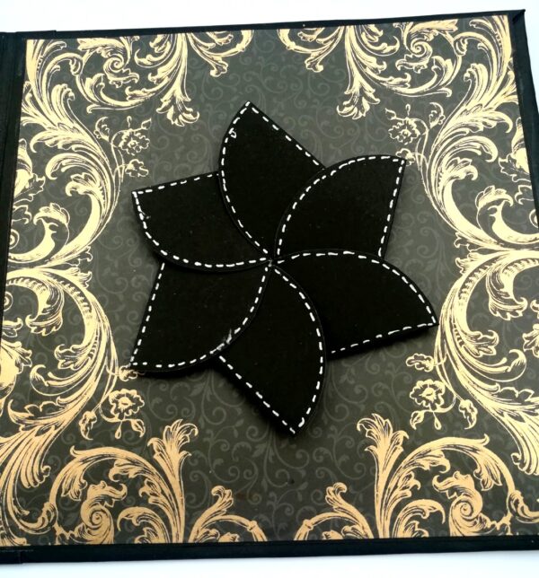 Black & Gold Themed Memories Scrapbook image