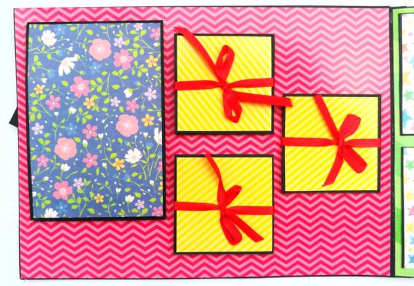 Sparkling Multicolor Birthday Mini Scrapbook Gift image