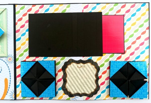 Sparkling Multicolor Birthday Mini Scrapbook Gift image
