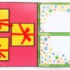 Sparkling Multicolor Birthday Mini Scrapbook Gift image