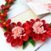 Red Quilled Mini Scrapbook Greeting Card image
