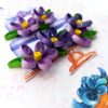 Purple Quilled Birthday Cake Greeting Card image