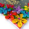 Quilled Multicolor Corner Birthday Greeting Card image