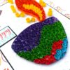 Sparkling Handmade Quilled Diwali Greeting Card D14 image