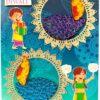 Sparkling Handmade Quilled Diwali Greeting Card D16 image
