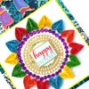 Sparkling Handmade Quilled Diwali Greeting Card D18 image