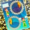 Sparkling Handmade Quilled Diwali Greeting Card D16 image