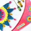 Sparkling Handmade Quilled Diwali Greeting Card D19 image