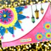 Sparkling Handmade Quilled Diwali Greeting Card D19 image