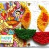 Sparkling Handmade Quilled Diwali Greeting Card D21 image
