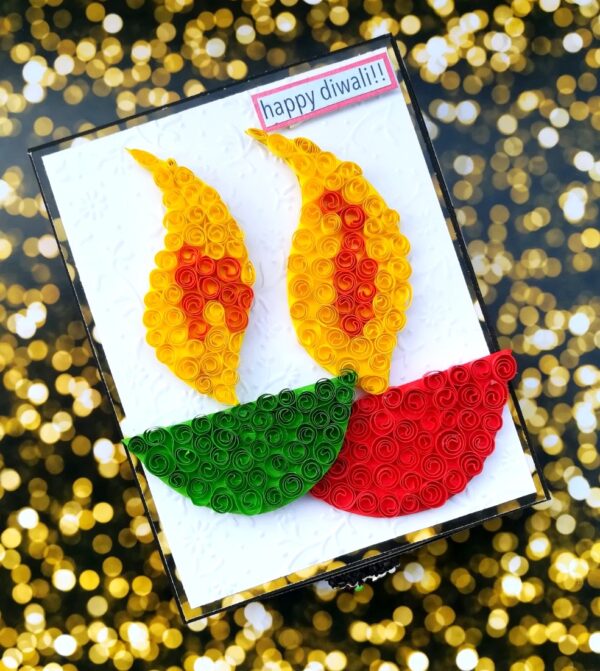 Card With Drawer Diwali Gift Greeting Card D28 image