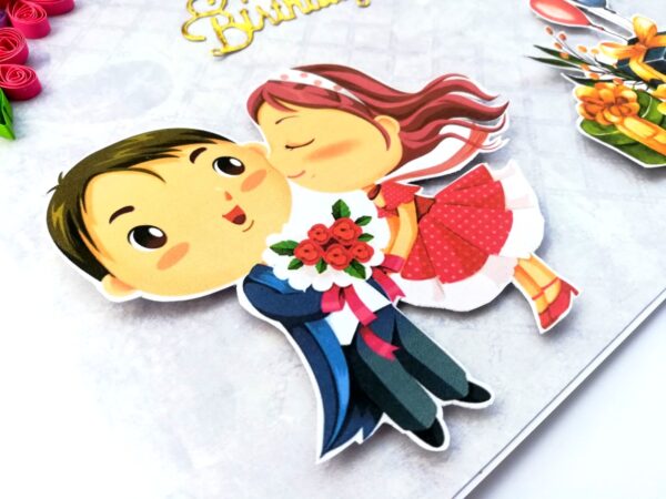 Happy Birthday for Wife or Husband Card image