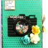 Memories Camera Sparkling Handmade Quilled Scrapbook image Memories Camera Sparkling Handmade Quilled Scrapbook image