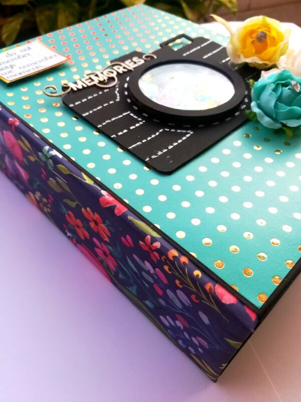 Memories Camera Sparkling Handmade Quilled Scrapbook image Memories Camera Sparkling Handmade Quilled Scrapbook image
