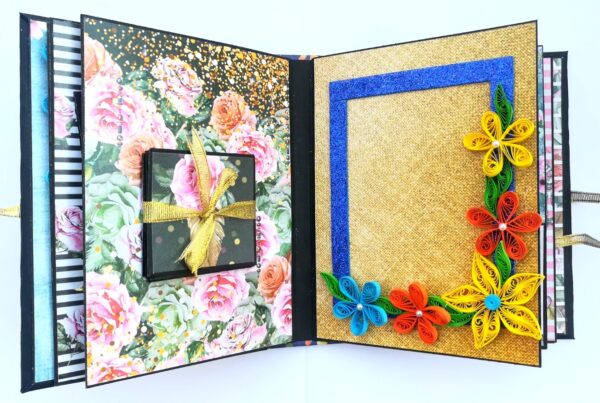 Memories Camera Sparkling Handmade Quilled Scrapbook image Memories Camera Sparkling Handmade Quilled Scrapbook image