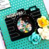 Memories Camera Sparkling Handmade Quilled Scrapbook image Memories Camera Sparkling Handmade Quilled Scrapbook image