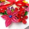Quilled Birthday 3 Fold Mini Scrapbook Card image