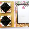 Quilled Birthday 3 Fold Mini Scrapbook Card image