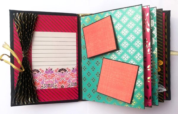Happy Birthday Multicolor Quilled Scrapbook image