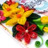 Yellow & Red Quilled Birthday Card image
