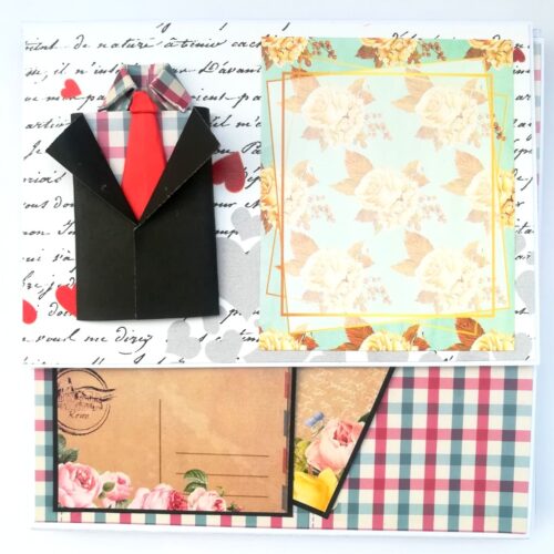 Male themed Mini Scrapbook Gift - M1 image