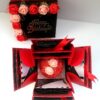 Red & Black Love and Birthday Explosion Box image
