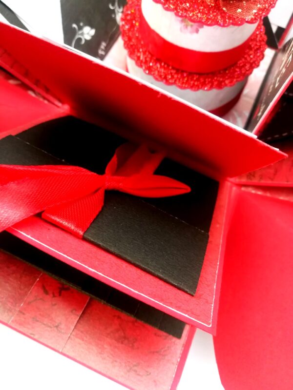 Red & Black Love and Birthday Explosion Box image