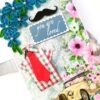Love and Birthday Male themed 3 fold Mini Scrapbook image Love and Birthday Male themed 3 fold Mini Scrapbook image