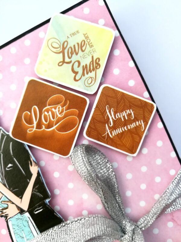 Happy Anniversary 3 fold Mini Scrapbook image Happy Anniversary 3 fold Mini Scrapbook image