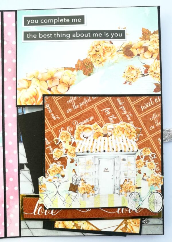 Happy Anniversary 3 fold Mini Scrapbook image Happy Anniversary 3 fold Mini Scrapbook image