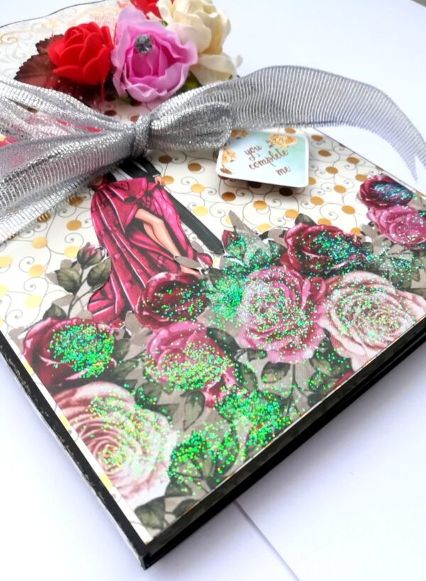 Love Themed 3 fold Mini Scrapbook image