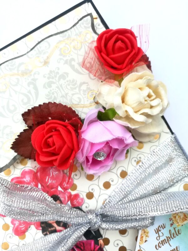 Love Themed 3 fold Mini Scrapbook image