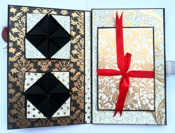 Love Themed 3 fold Mini Scrapbook image