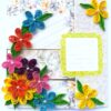 Multicolored Quilled Mini Scrapbook Greeting Card image Multicolored Quilled Mini Scrapbook Greeting Card image