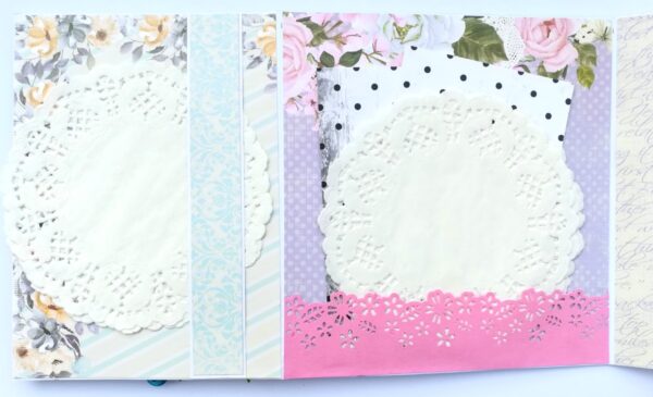 Multicolored Quilled Mini Scrapbook Greeting Card image Multicolored Quilled Mini Scrapbook Greeting Card image