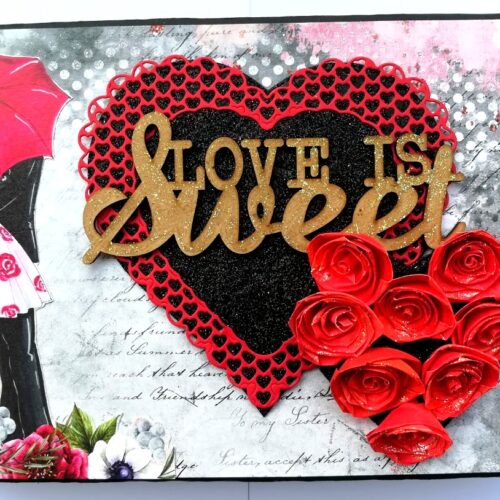 Love and Valentine Scrapbook image