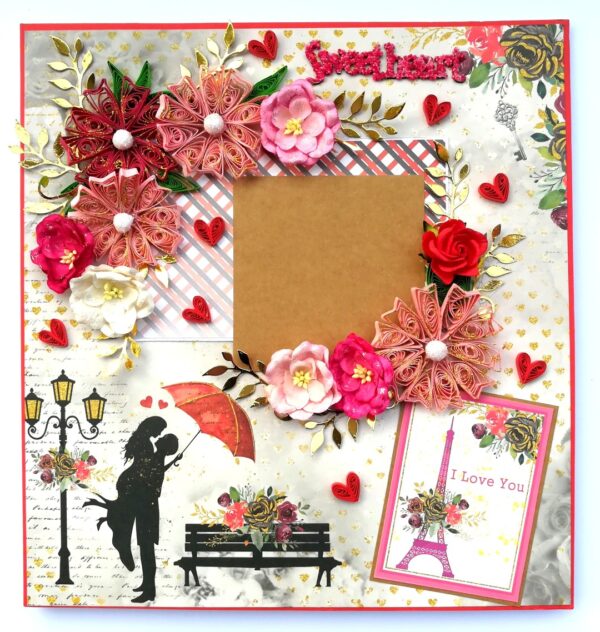 Sparkling Big Large Love Greeting Card Mini Scrapbook image Sparkling Big Large Love Greeting Card Mini Scrapbook image