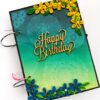 Happy Birthday Handmade Scrapbook Gift - D1 image