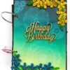 Happy Birthday Handmade Scrapbook Gift - D1 image