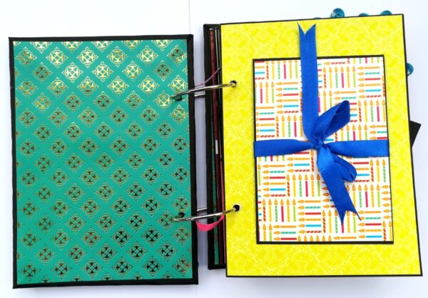 Happy Birthday Handmade Scrapbook Gift - D1 image