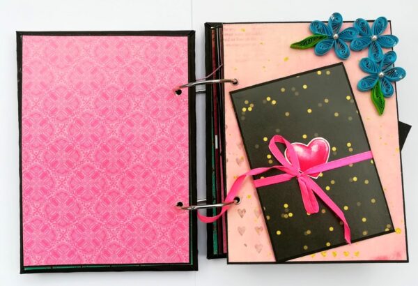 Happy Birthday Handmade Scrapbook Gift - D1 image